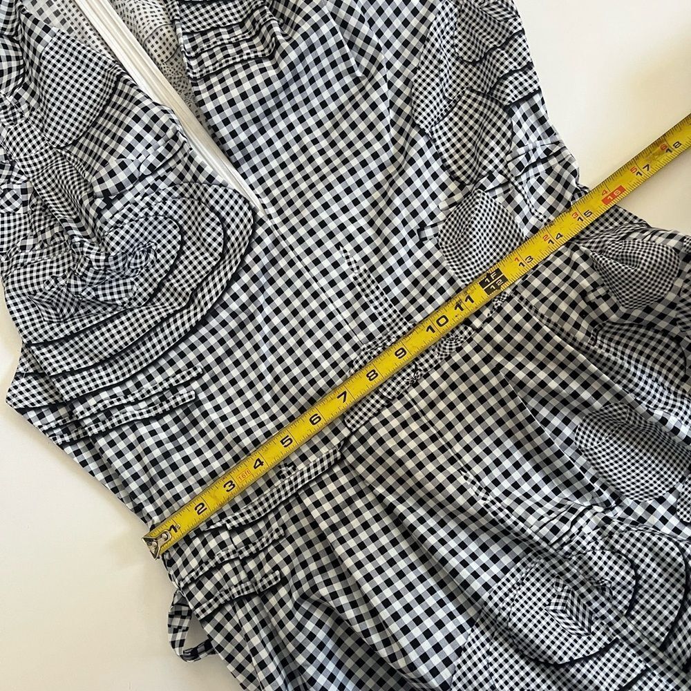 LELA ROSE
Abstract-Print V-Neck Belted Dress 12 - Picture 5 of 12